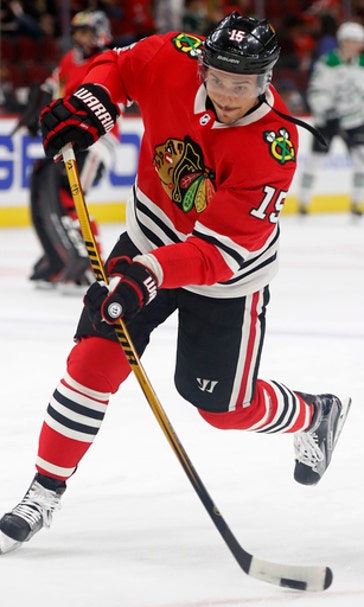 Anisimov strong in front so far this season for Blackhawks